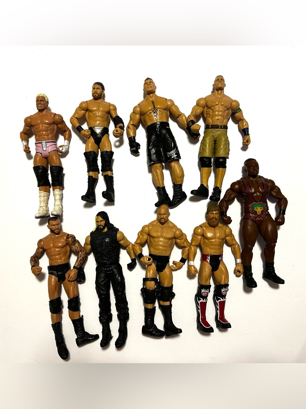 Lot of WWE Wrestling action figures